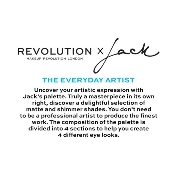 Makeup Revolution X Jack Eyeshadow Palette, Matte & Shimmer NEW IN BOX - Picture 6 of 8